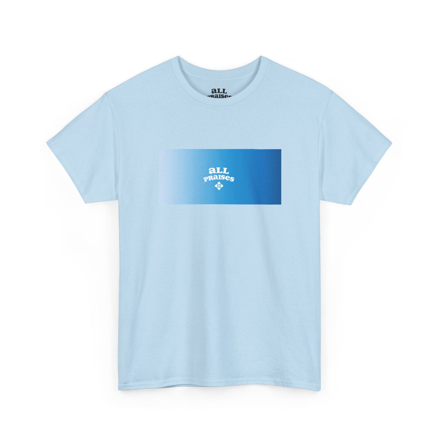 All Reasons Tee — Minimal Blue Gradient Graphic T‑Shirt