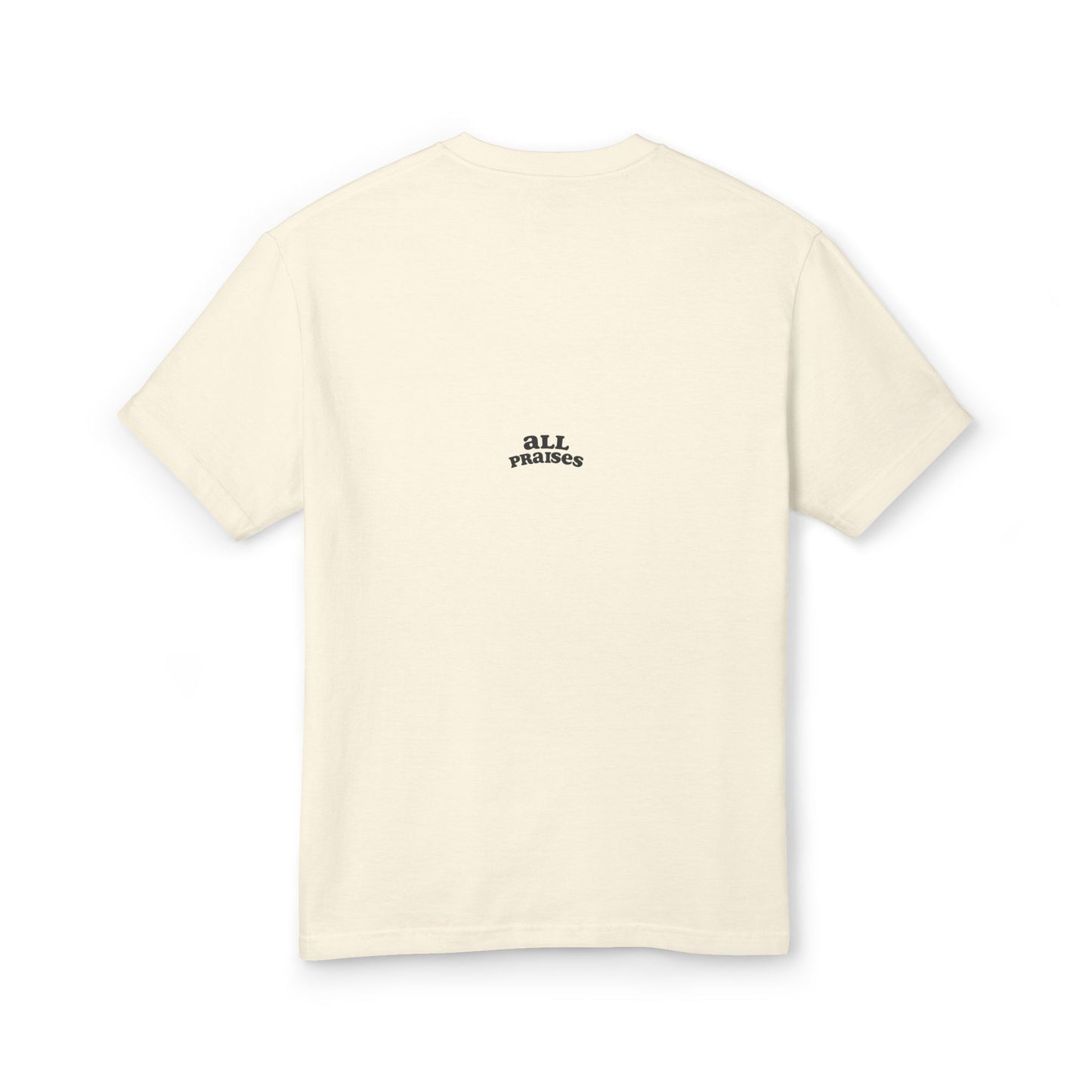 Floral Geometric Tee — 'All Praises' Cotton Graphic T-Shirt
