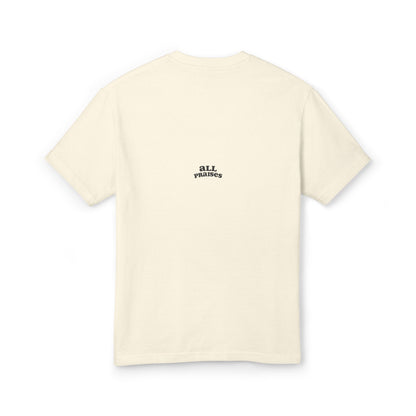 Floral Geometric Tee — 'All Praises' Cotton Graphic T-Shirt