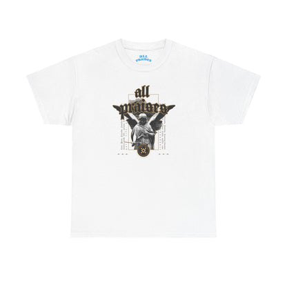 All Praises  Angel Graphic Tee – Vintage Gothic Angel T-shirt