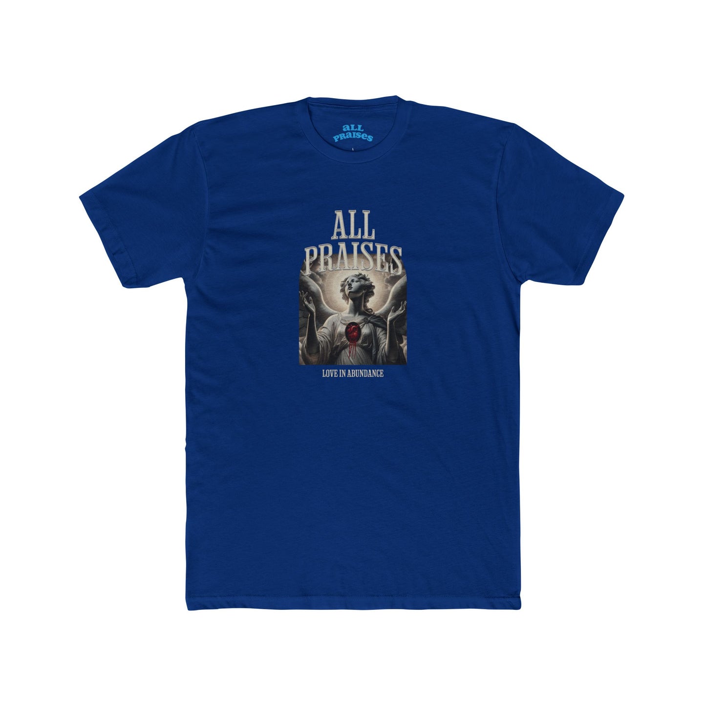 All Praises Graphic Tee — Gothic Angel Art Shirt