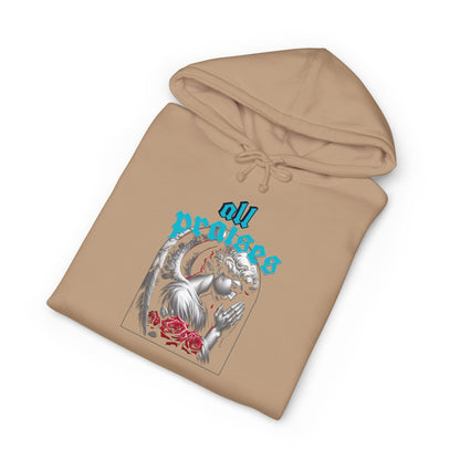 Hoodie — 'All Praises' Angel Graphic Pullover