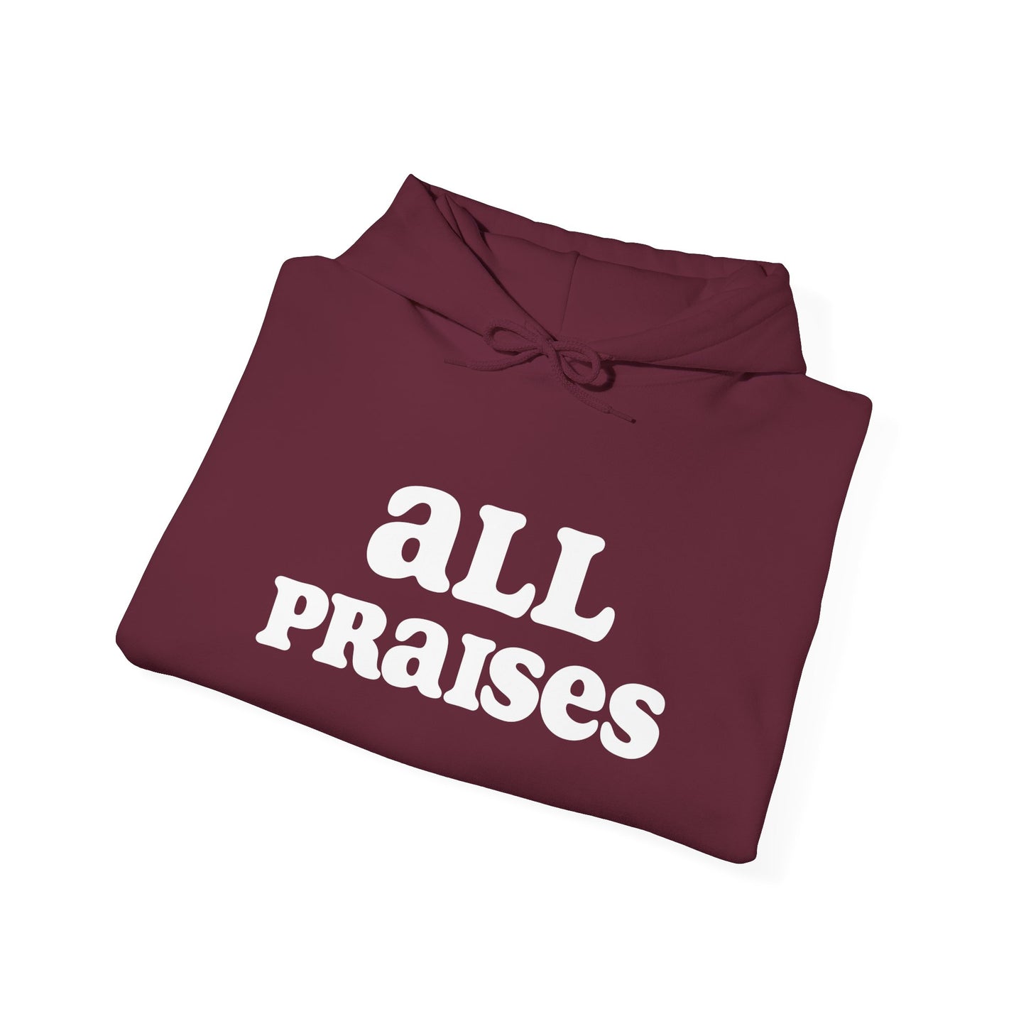 OG All Praises Hoodie — Retro Bold Faith Graphic Sweatshirt