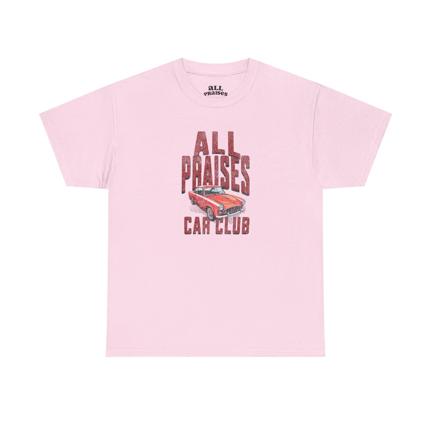 All Praises T-Shirt — Bold Vintage White Text  Tee