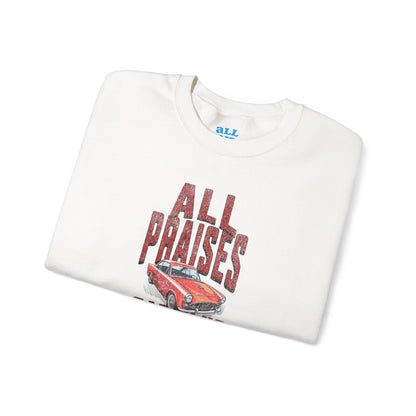 All Praises Crewneck Sweatshirt — Minimal Inspirational Pullover