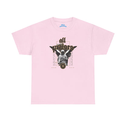 All Praises  Angel Graphic Tee – Vintage Gothic Angel T-shirt