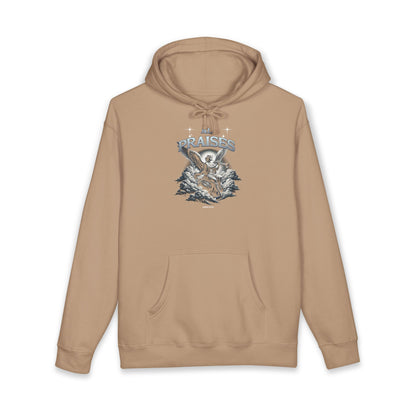 All Praises Angel Graphic Hoodie — Vintage Angel Prayer Pullover
