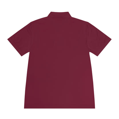Men's Sport Polo - 'All Praises' Minimal Embroidered Logo