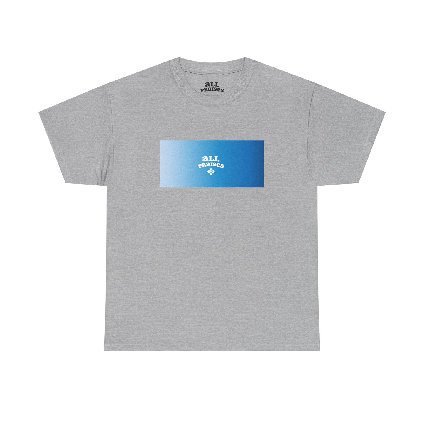All Reasons Tee — Minimal Blue Gradient Graphic T‑Shirt