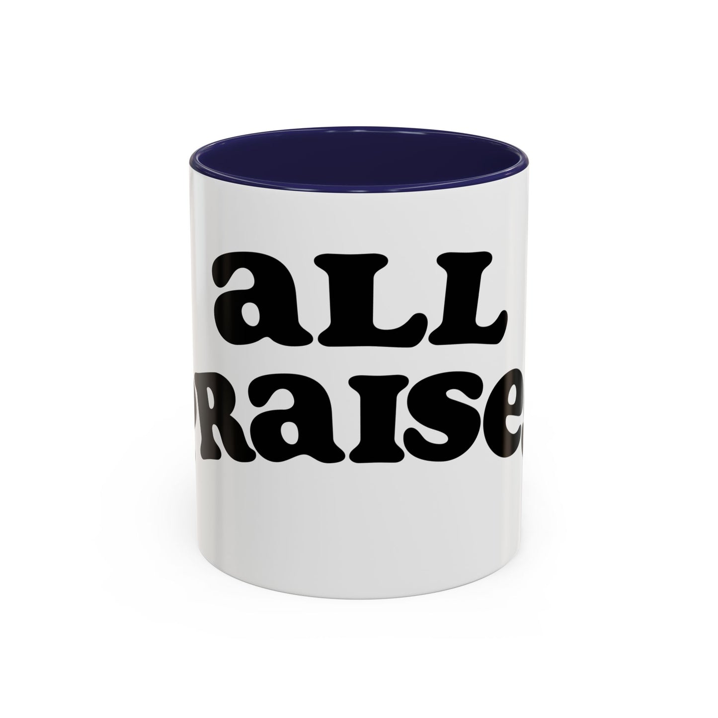 Coffee Mug — 'All Praises' Retro Script Accent Mug