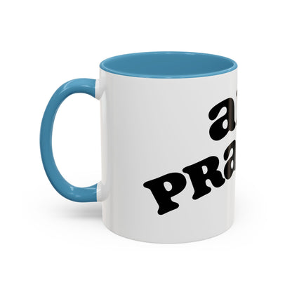 Coffee Mug — 'All Praises' Retro Script Accent Mug