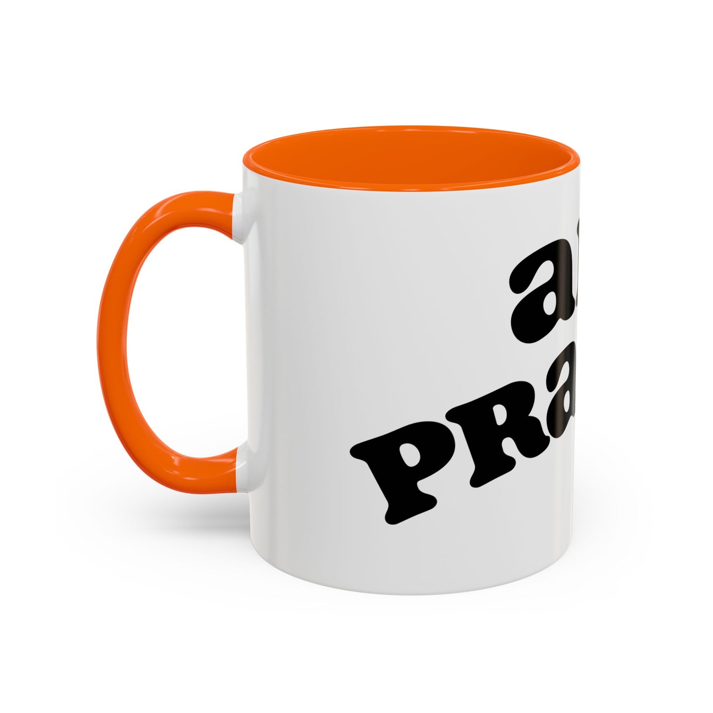 Coffee Mug — 'All Praises' Retro Script Accent Mug