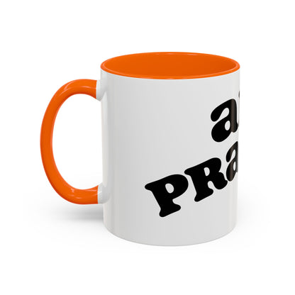 Coffee Mug — 'All Praises' Retro Script Accent Mug