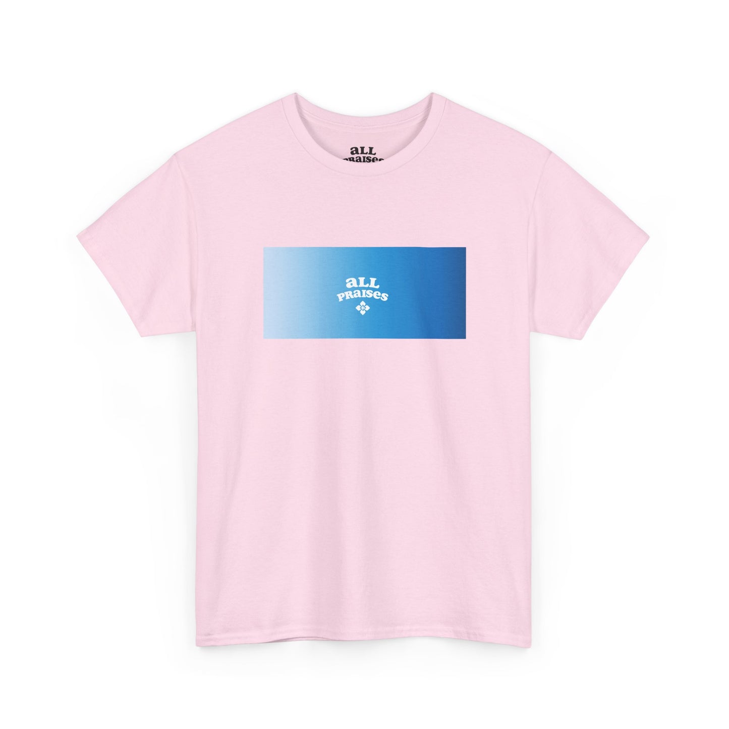All Reasons Tee — Minimal Blue Gradient Graphic T‑Shirt