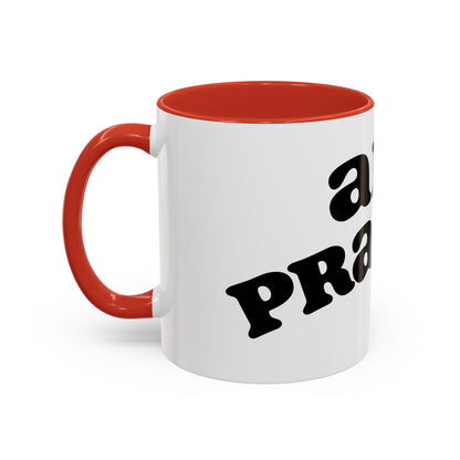 Coffee Mug — 'All Praises' Retro Script Accent Mug