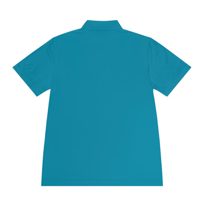 Men's Sport Polo - 'All Praises' Minimal Embroidered Logo